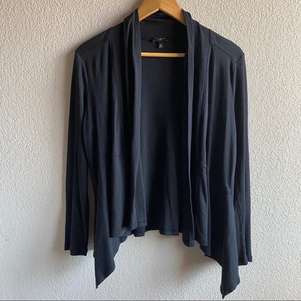 Talbots black petite cardigan